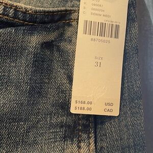 Anthropologie Pilcro barrel patchwork jeans